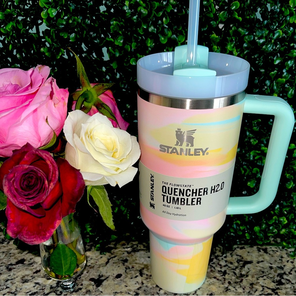 40oz Stanley Quencher - Taylor Swift! Pastel Brushstrokes